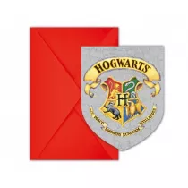 Procos Zaproszenia Harry Potter Hogwarts House 6 szt.