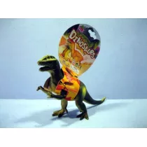 Dinozaur z gosem 25cm mix kolorw i wzorw HIPO cena za 1 sztuk