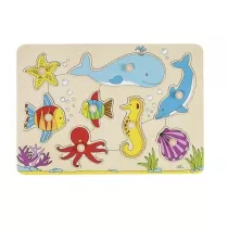 Puzzle Ukadanka z uchwytami Podwodny wiat Goki