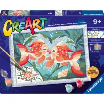 CreArt dla dzieci: Romantyczne rybki z brokatem Ravensburger