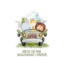 Karnet - Niech ci� b�ogos�awi - zwierz�tka