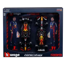Bburago Model 1:24 Red Bull RB19 Verstappen Perez zestaw bolid�w F1 18-28061