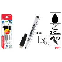 Mp Main Paper Marker do tablic czarny 3 szt.