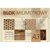 Kreska Blok milimetrowy A3 20 kartek