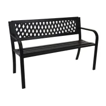 ProGarden awka ogrodowa metalowa czarna 119 cm