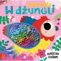 Zwierz�ta w d�ungli. Ksi��eczka z cekinami