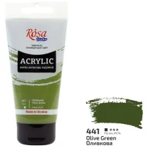 Rosa Farba akrylowa olive green 441 75ml