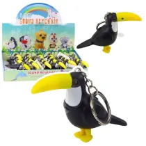 LeanToys Brelok do kluczy tukan led