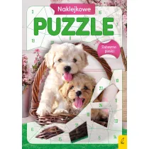 Naklejkowe puzzle. Zabawne pieski