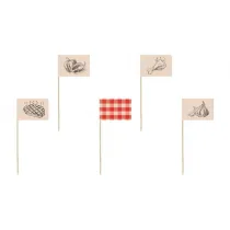 PartyDeco Ozdobne pikery na grilla 15cm
