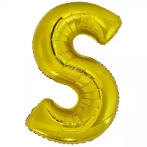 Amscan Balon foliowy litera S z�ota 55x86cm