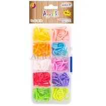 Aliga Agrafki plastikowe, kolorowe 10 x 23 mm AGR-5847 100 szt.