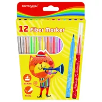Pbs Connect Flamastry Fiber Marker 12 szt.