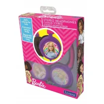 Sk�adane s�uchawki przewodowe stereo Barbie z g�o�no�ci� bezpieczn� dla dzieci Lexibook HP010BB