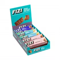 Fizi Batony wegaskie bez glutenu, bez cukru Mood booster zgrzewka mix 3 smaki 12 x 40 g