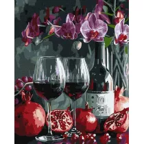 Ideyka Malowanie po numerach - Kwitn�ca orchidea 40x50cm