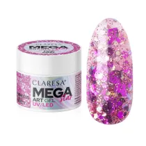 Claresa Mega Star Art Gel UV/LED �el do zdobie� Pink Pixel 10 g