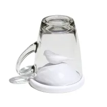 Qualy Kubek z podstawk Sparrow biay 10300-WH-WH