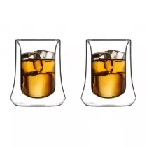 Vialli Design Komplet szklanek niskich z podwjn ciank Soho 8920 2 x 240 ml