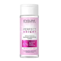 Eveline Cosmetics Perfect Bright rozja�niaj�cy tonik do twarzy wzmacniaj�cy blask 150 ml