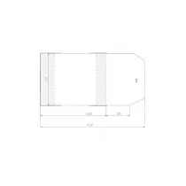 Sztapel Okadka regulowana 21 x 35.5 cm 50 szt.