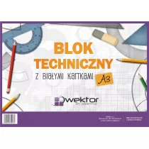 Wektor Blok rysunkowy A3 biay 10 kartek 10 szt.