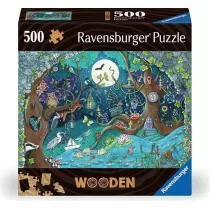 Puzzle drewniane 500 el. Ba�niowy Las Ravensburger