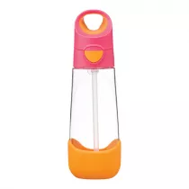 b.box Butelka na wod� tritanowa ze s�omk� Strawberry Shake 600 ml