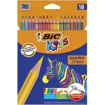 Bic Kredki Eco Evolution Stripes 18 szt.
