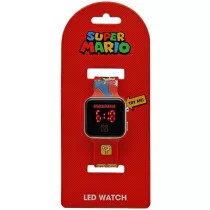 Zegarek LED z kalendarzem Super Mario GSM4107