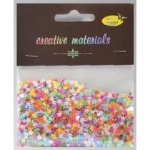 Galeria Hobby Elementy z folii gwiazdki pastelowe 20g