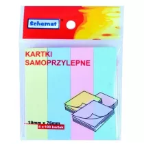 Schemat Zak�adki indeksuj�ce 19x76mm 100 szt.