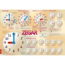 Plansza edukacyjna Zegar + ksi��eczka