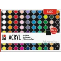 Marabu Farby akrylowe Basic 3,5ml 80szt
