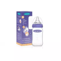 Lansinoh Butelka szklana ze smoczkiem NaturalWave 160 ml