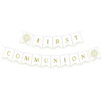 Godan Girlanda papierowa First Communion Komunia