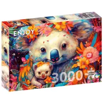 Puzzle 3000 Misie koala Enjoy