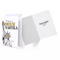 Kukartka Karnet B6 GS-006 Urodziny 18 statua