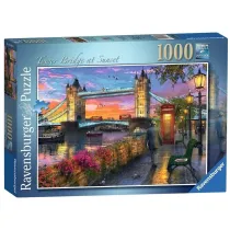 Puzzle 1000 el. Tower Bridge o zachodzie s�o�ca Ravensburger