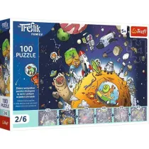 Puzzle UFT 100 el. Trefliki w kosmosie Rodzina Treflik�w 16542