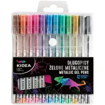 Derform D�ugopisy �elowe metaliczne 12 szt.