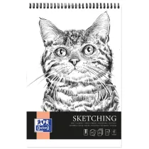 Oxford Blok szkicowy A3 Artistic 90g spirala 50 kartek