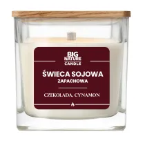 Big Nature �wieca sojowa o zapachu CZEKOLADA-CYNAMON 220 g