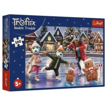 Puzzle 100 Bert w bombkach TREFL