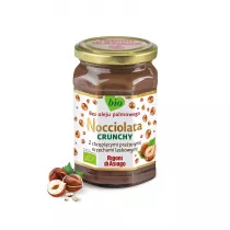 Nocciolata Krem z orzech�w laskowych i kakao crunchy bezglutenowy 250 g Bio