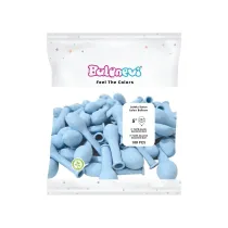GoParty Balony lateksowe Pastel niebieskie 12cm