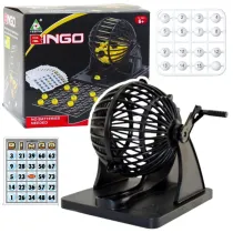 Bingo maszyna losujca 80 kulek 20 kart LeanToys