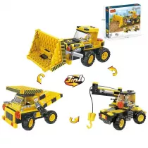Klocki maszyna budowlana 166 element�w