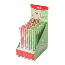 Dugopis wymaz Soft Animals Sowa nieb (24szt) M&G