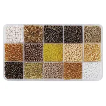 Koraliki DIY odcienie br�zowe Adar